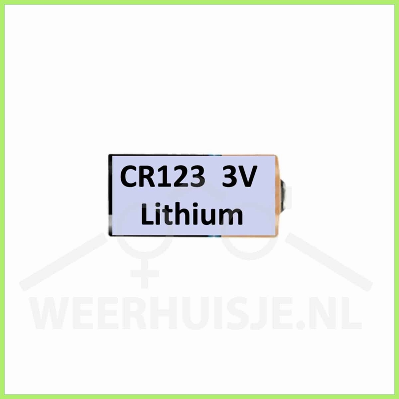 3V Lithium CR123A batterij