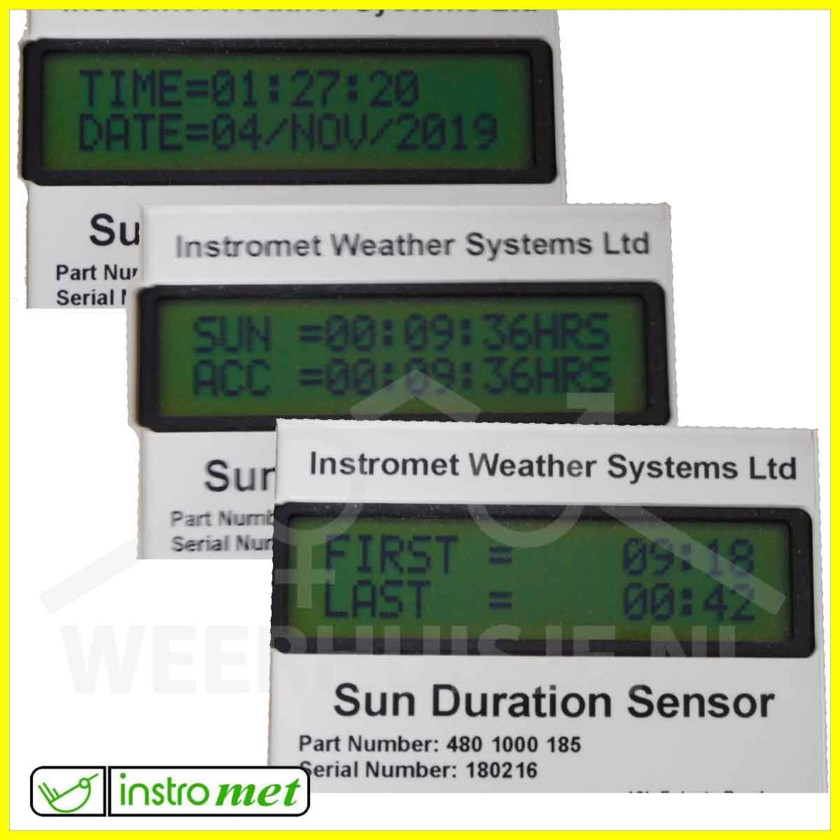 IM-Sun-VP2 Instromet sun hours sensor pack. VP2 solar.